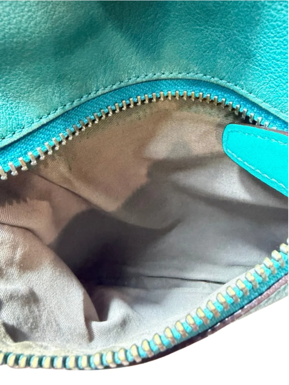 Coach Legacy Duffle Teal Leather Tassel Hobo Crossbody Bag 19889